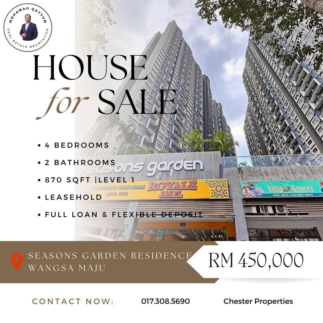Seasons Garden Residence Condominium Wangsa Maju Kuala Lumpur - Image 1