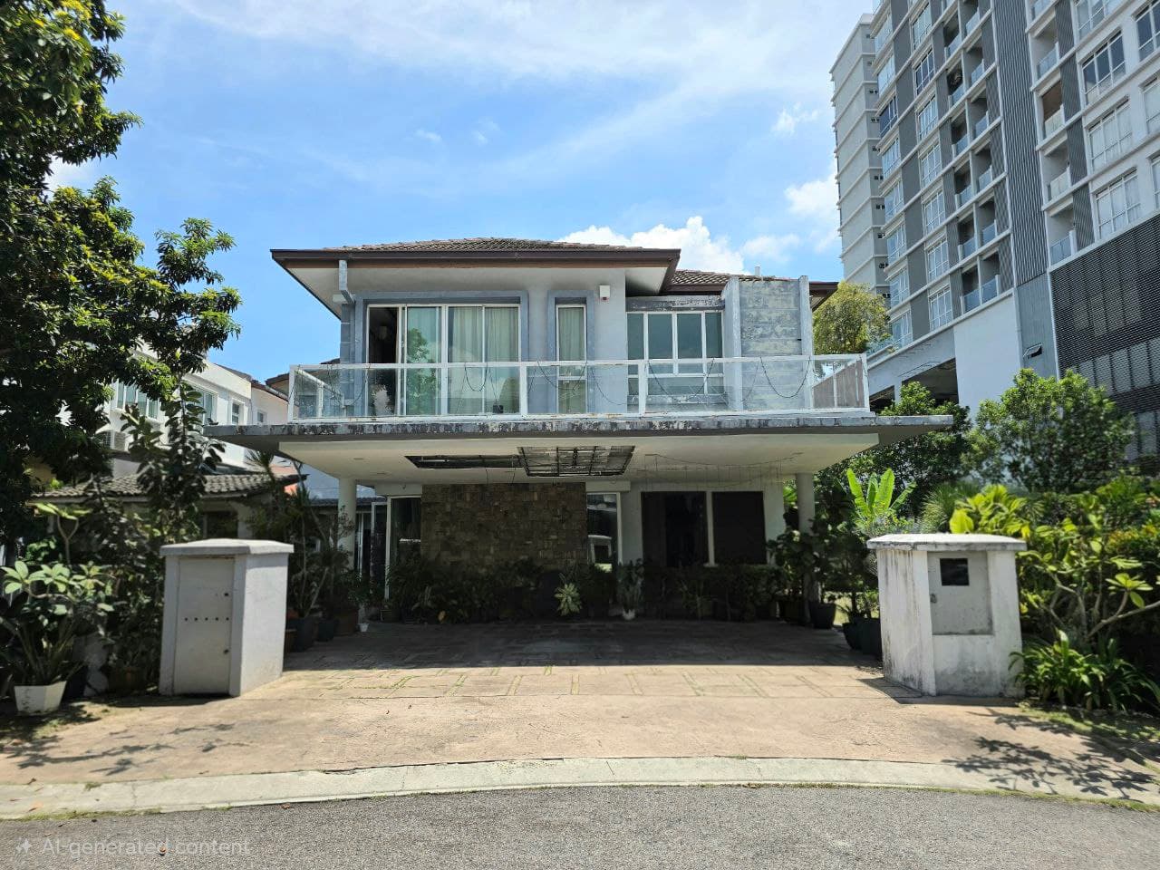 CORNER LOT Double Storey Link Bungalow House Bayu Villas Bukit Rimau Shah Alam - Image 1