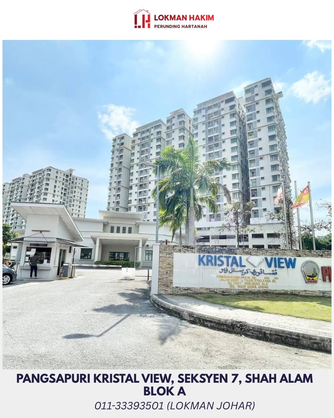 Pangsapuri Kristal View, Seksyen 7, Shah Alam