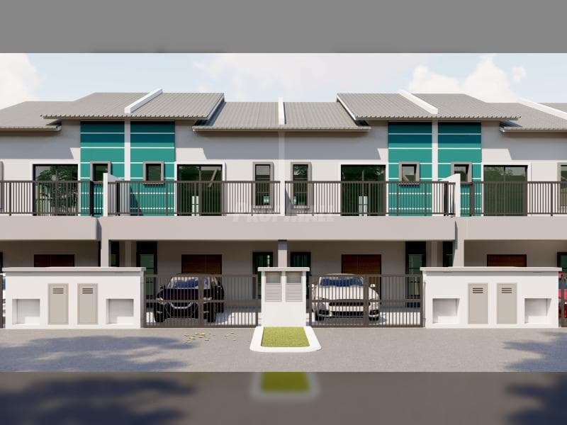 Rumah Baru 2 Tingkat Teres Di Taman Bajuri, Olak Lempit Banting - Image 1