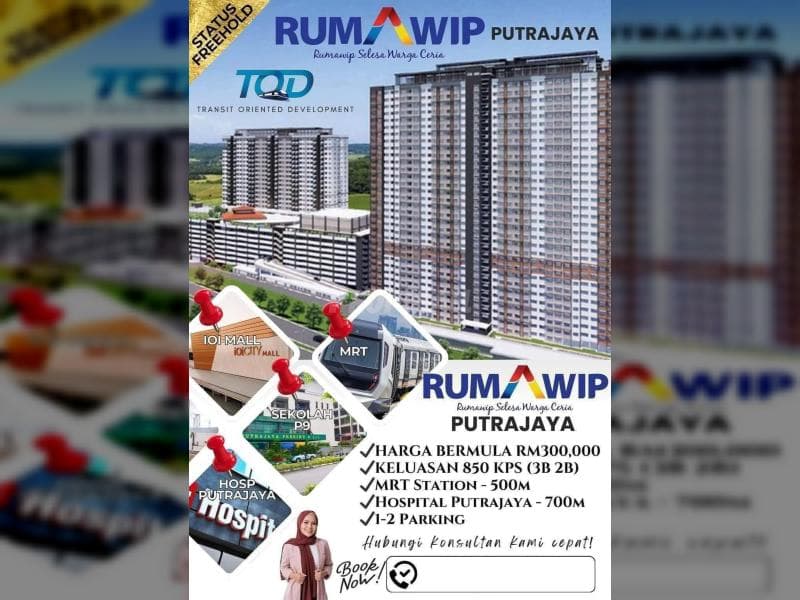 RumaWip RM300K di Presint 7 Putrajaya - Image 1