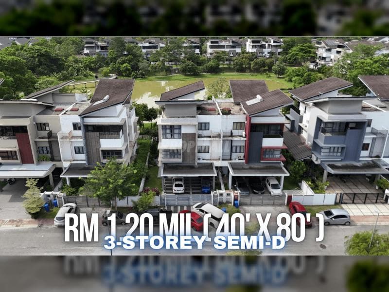 3-Storey Semi-D Lotus Cahaya Alam