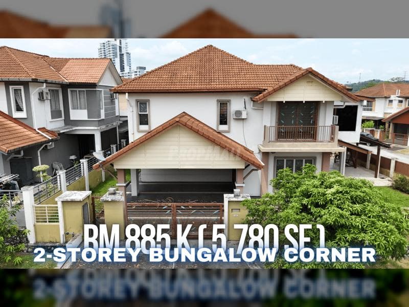 2-Storey Bungalow Corner Bandar Seri Putra Kajang