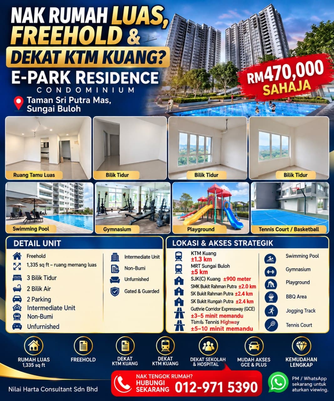 E-Park Residence Condominium, Taman Sri Putra, Sungai Buloh